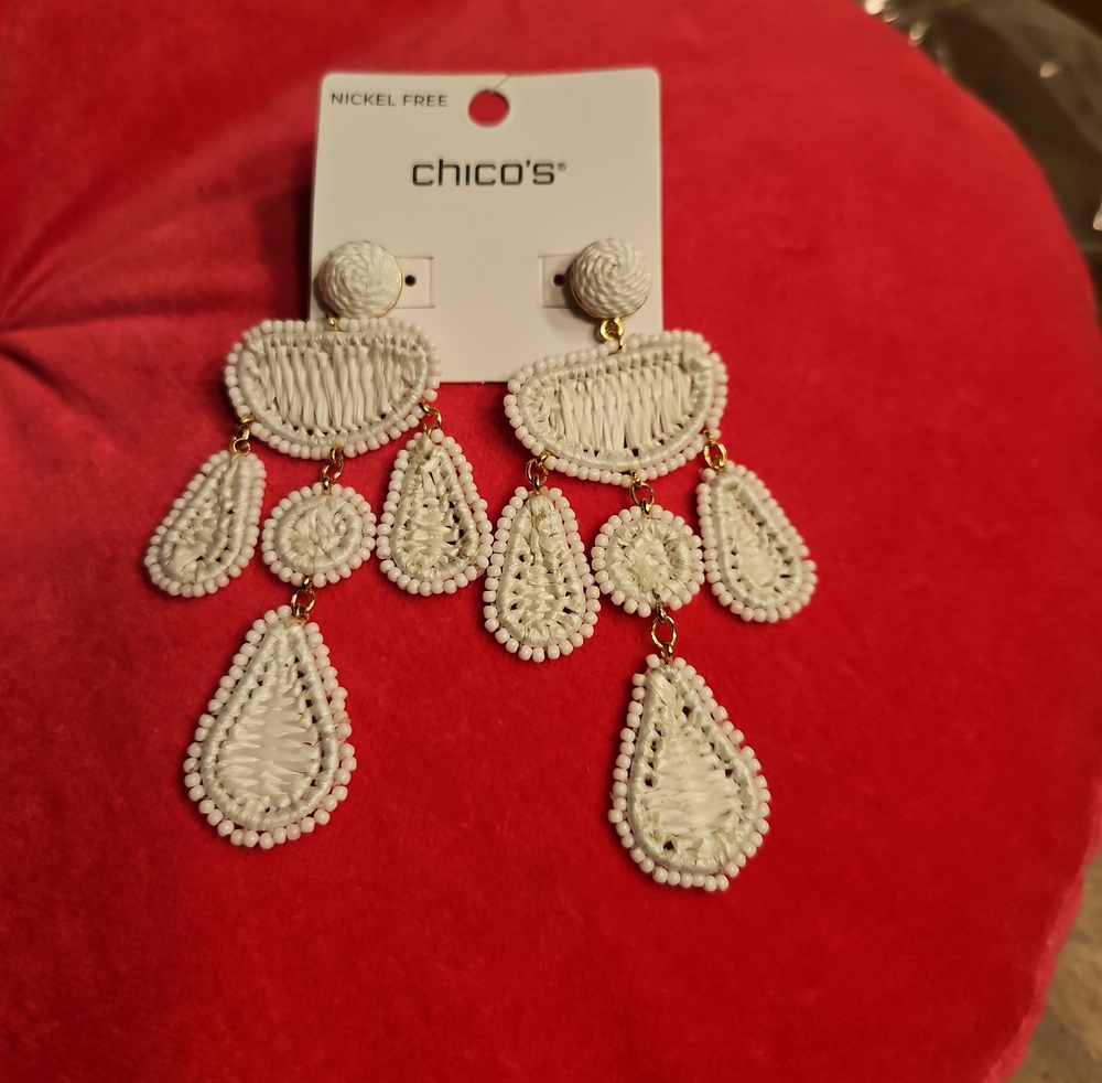NWT Chico's EARRINGS. (Anthropologie)
